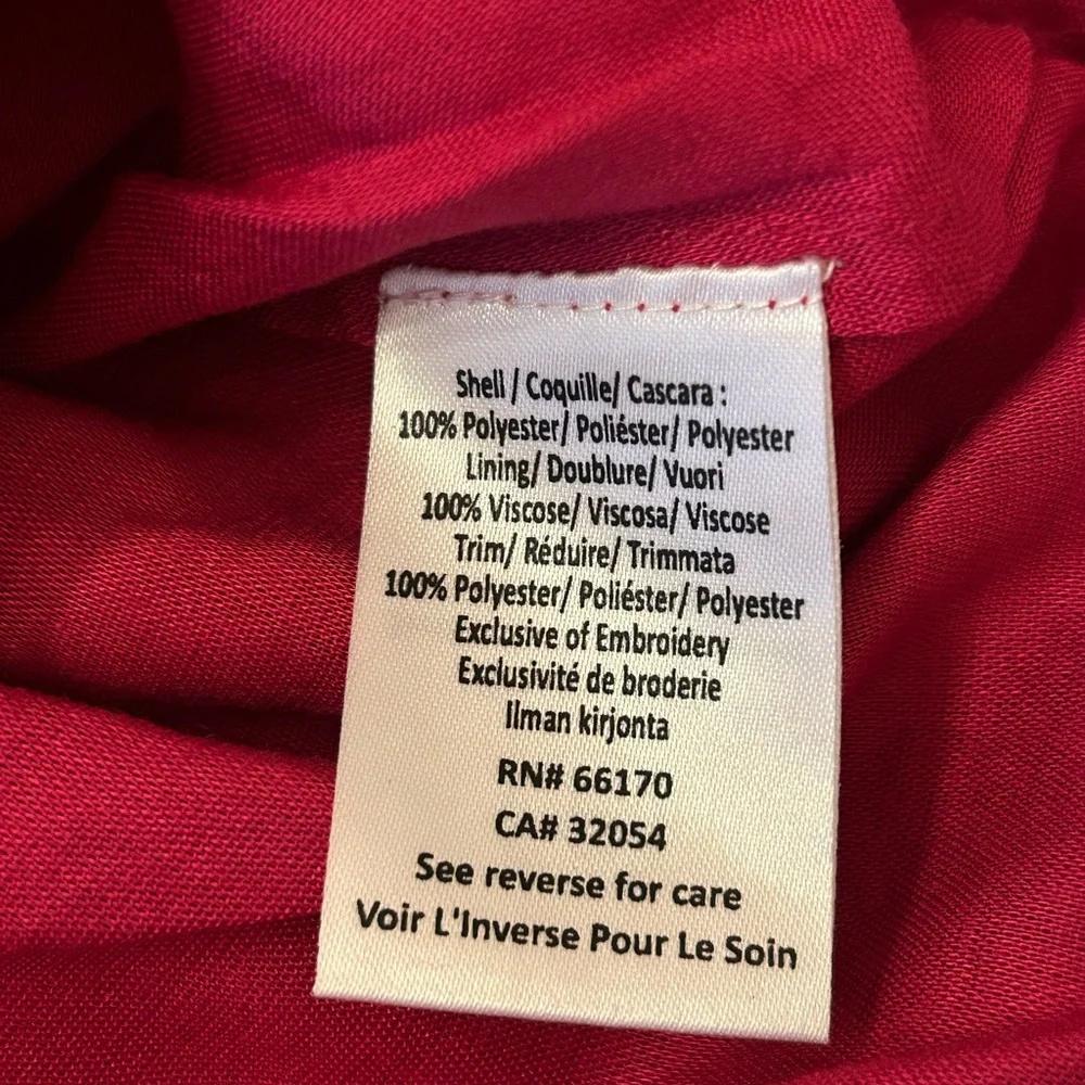 Varun Bahl Red Flower Top - Picture 7 of 12